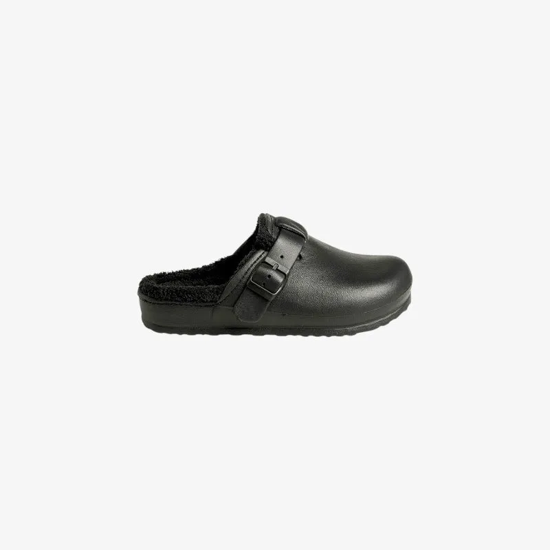 Desi Fur Shoes in Black