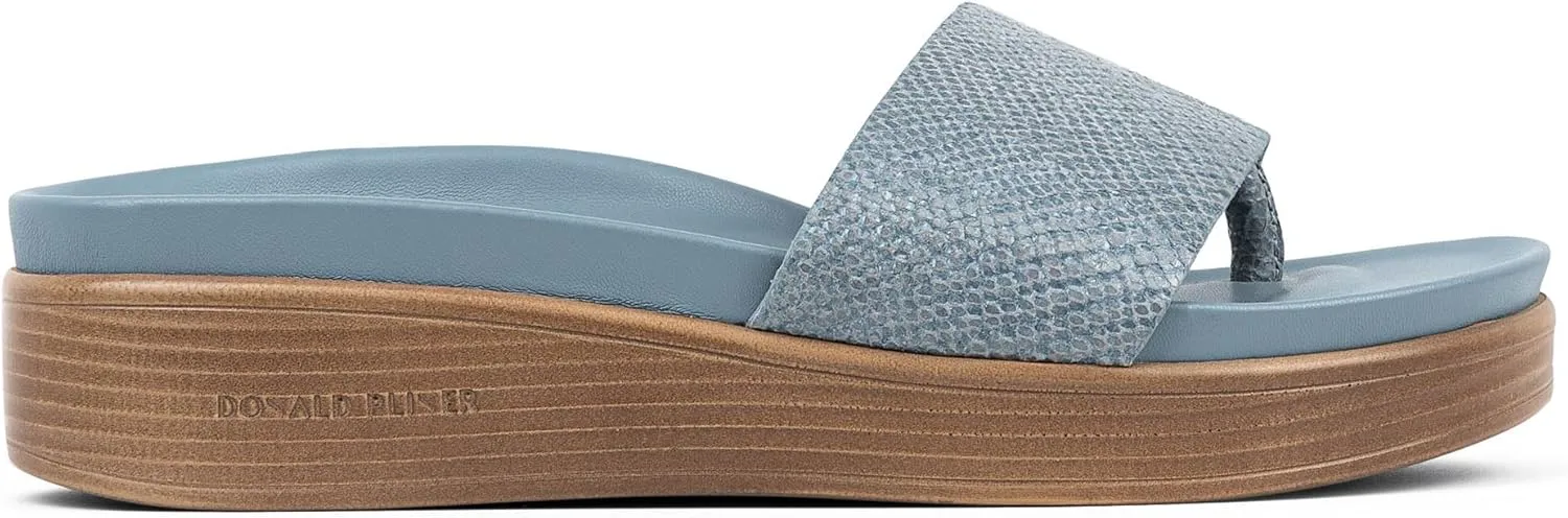 Donald Pliner Women's Fifi Slide Sandals, Women's Summer Sandals, Women’s Shoes, Comfortable Open-Toe Casual Flats