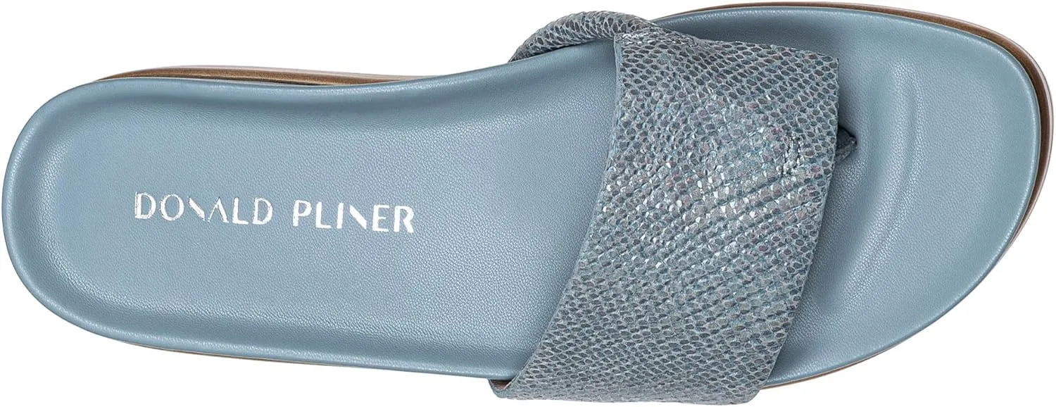 Donald Pliner Women's Fifi Slide Sandals, Women's Summer Sandals, Women’s Shoes, Comfortable Open-Toe Casual Flats