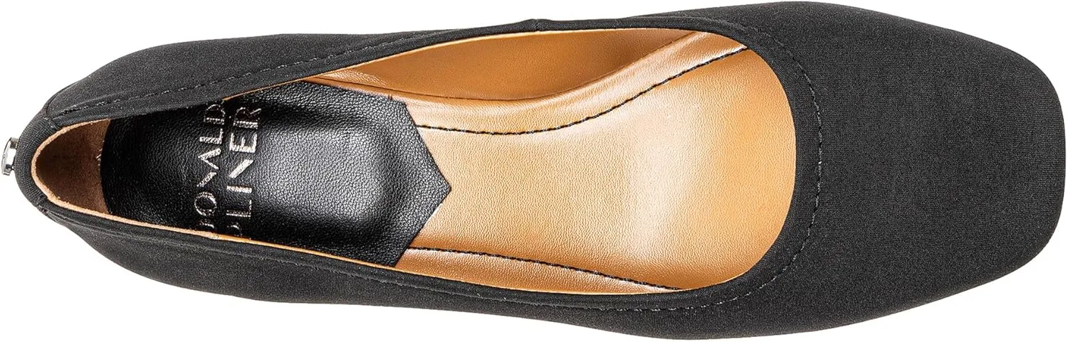 Donald Pliner Women’s RYA Pump Heel – 1.3” Block Heel Shoes for Comfort, Slip On Women’s Heels with Rubber Sole
