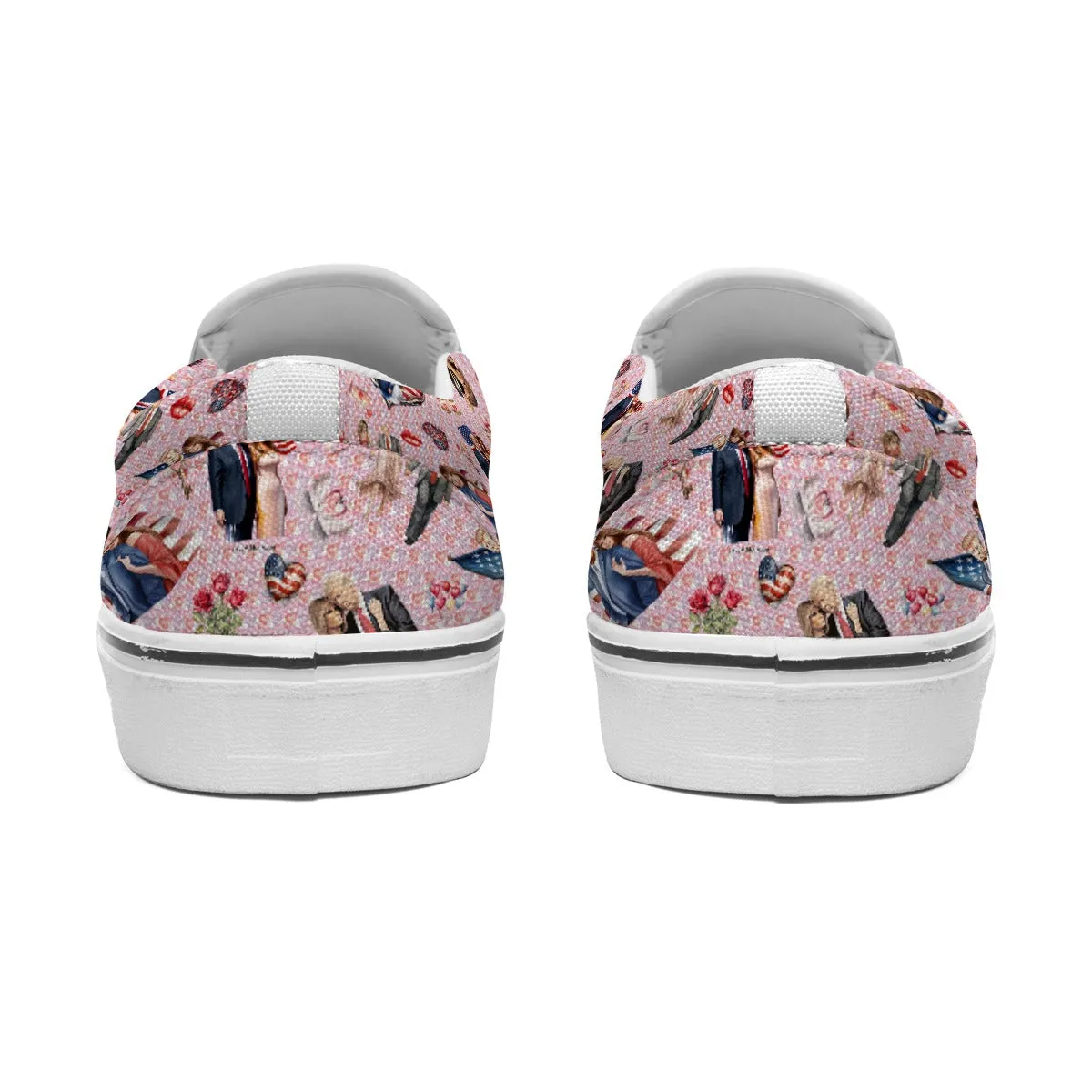 Donald Trump Designs, Women's Slip On Sneakers