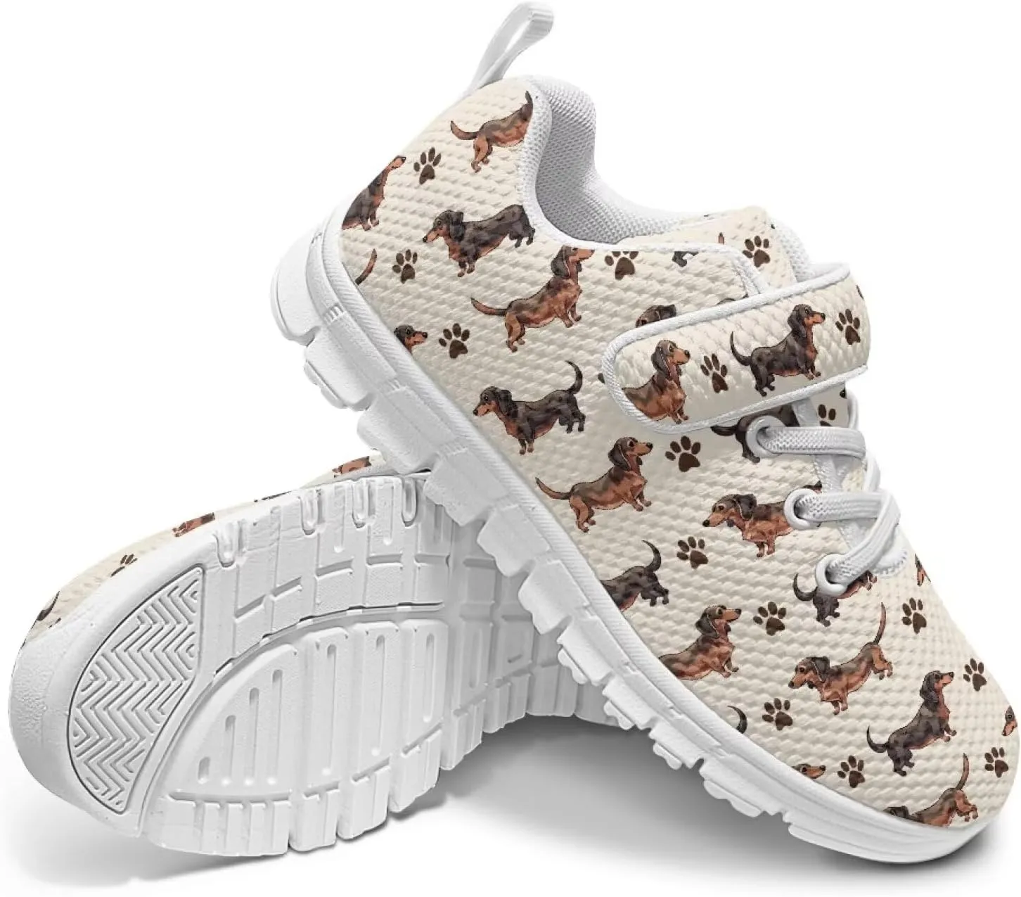 Doojoayie Slip On Shoes for Girls Soft Sole School Tennis Shoes Hook and Loop