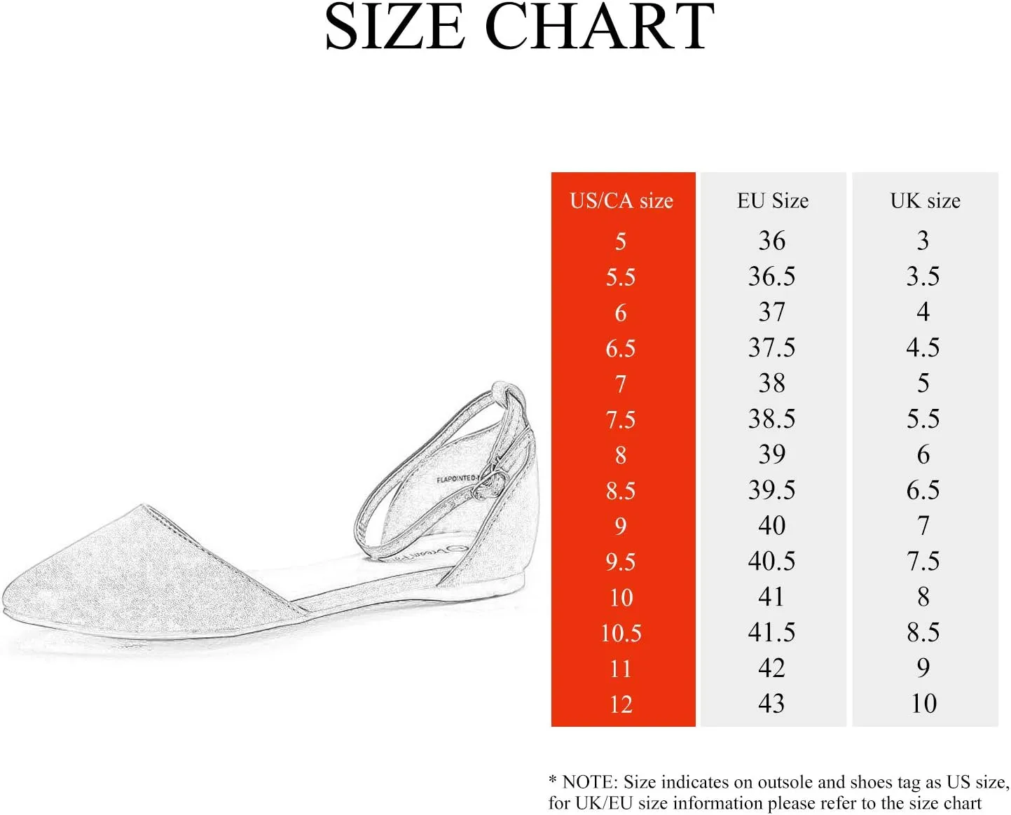 DREAM PAIRS Flapointed Women's Casual D'Orsay Pointed Plain Ballet Comfort Soft Slip On Flats Shoes