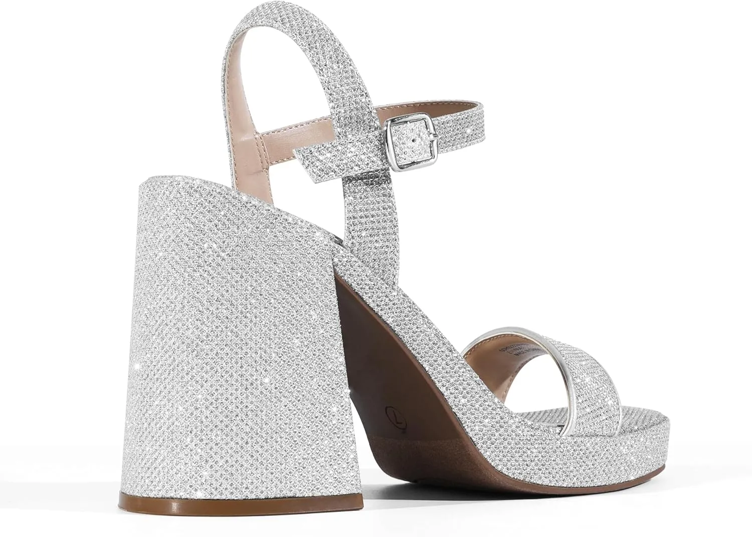 DREAM PAIRS Heels for Women Block Chunky Platform High Heels Open Toe GISELLE Fashion Wedding Party Evening Prom Dance Ankle Strap Dress Pump Sandals Shoes