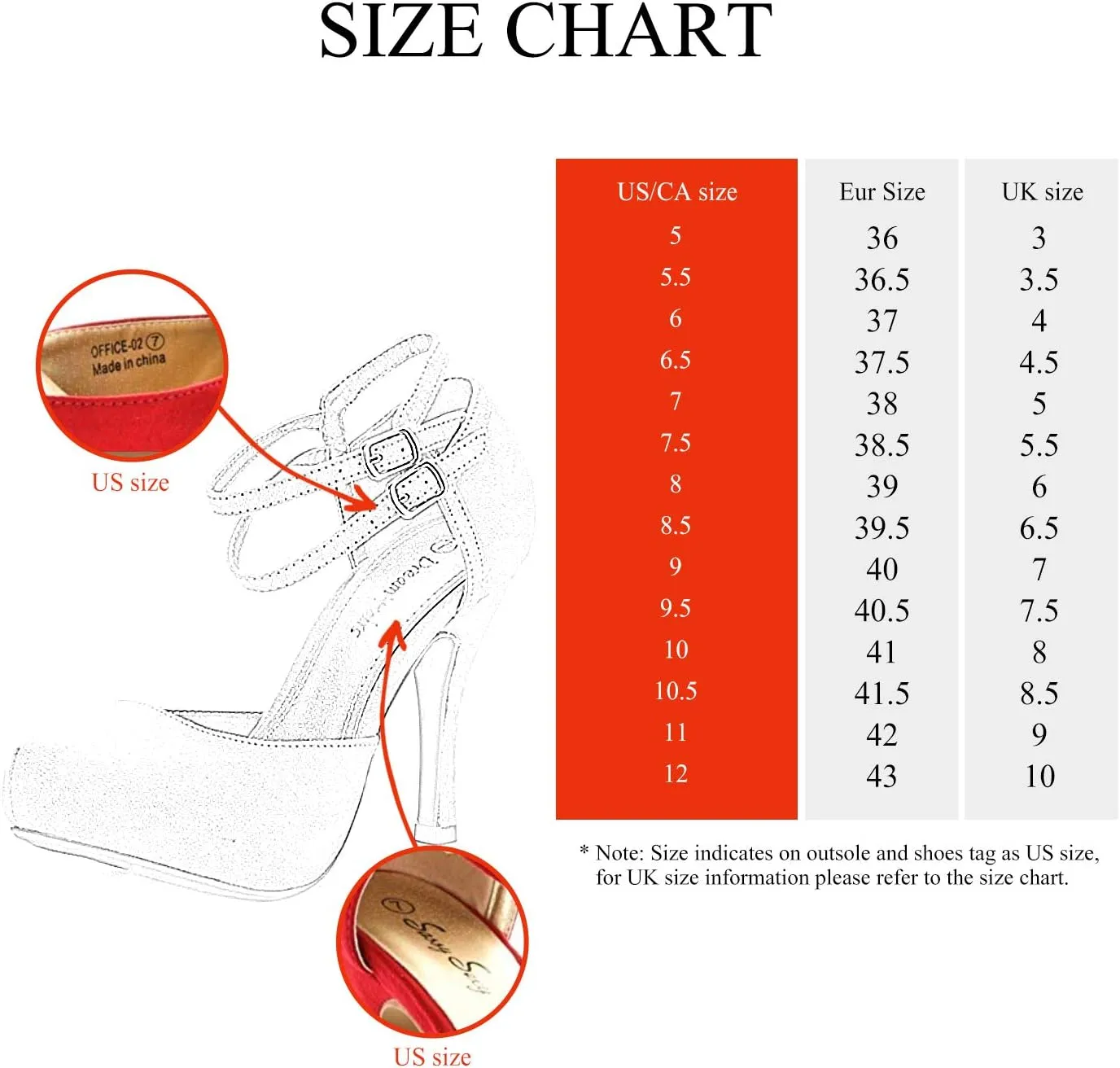 DREAM PAIRS Office-02 Women's Classy Mary Jane Double Ankle Strap Almond Toe High Heel Pumps