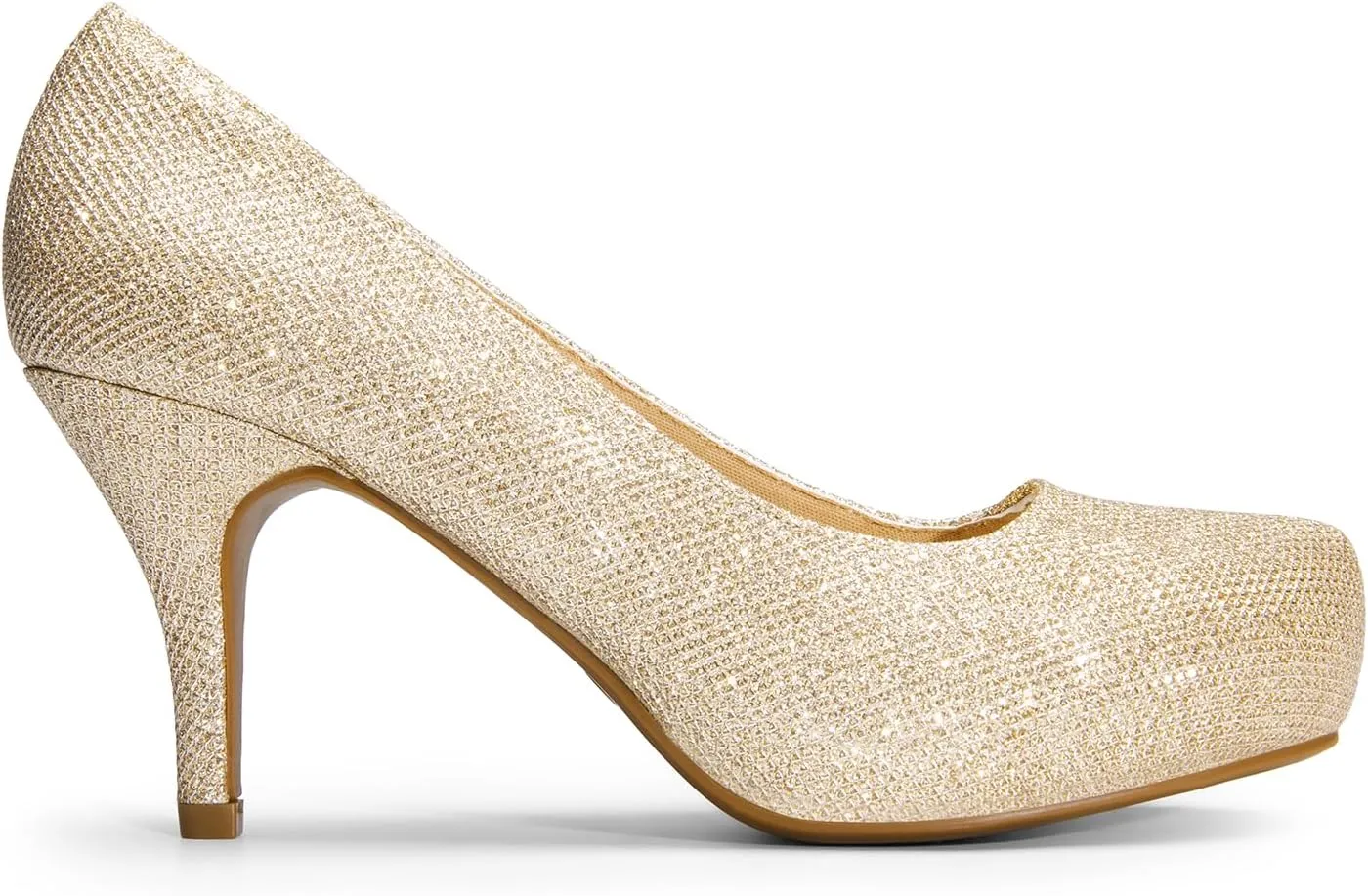 DREAM PAIRS Tiffany Women's Classic Elegant Versatile Low Stiletto Heel Dress Platform Pumps Shoes