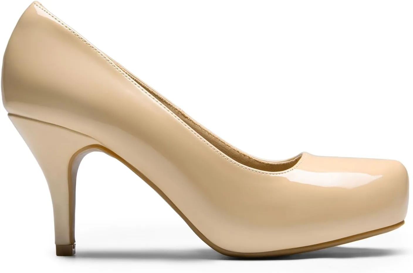 DREAM PAIRS Tiffany Women's Classic Elegant Versatile Low Stiletto Heel Dress Platform Pumps Shoes