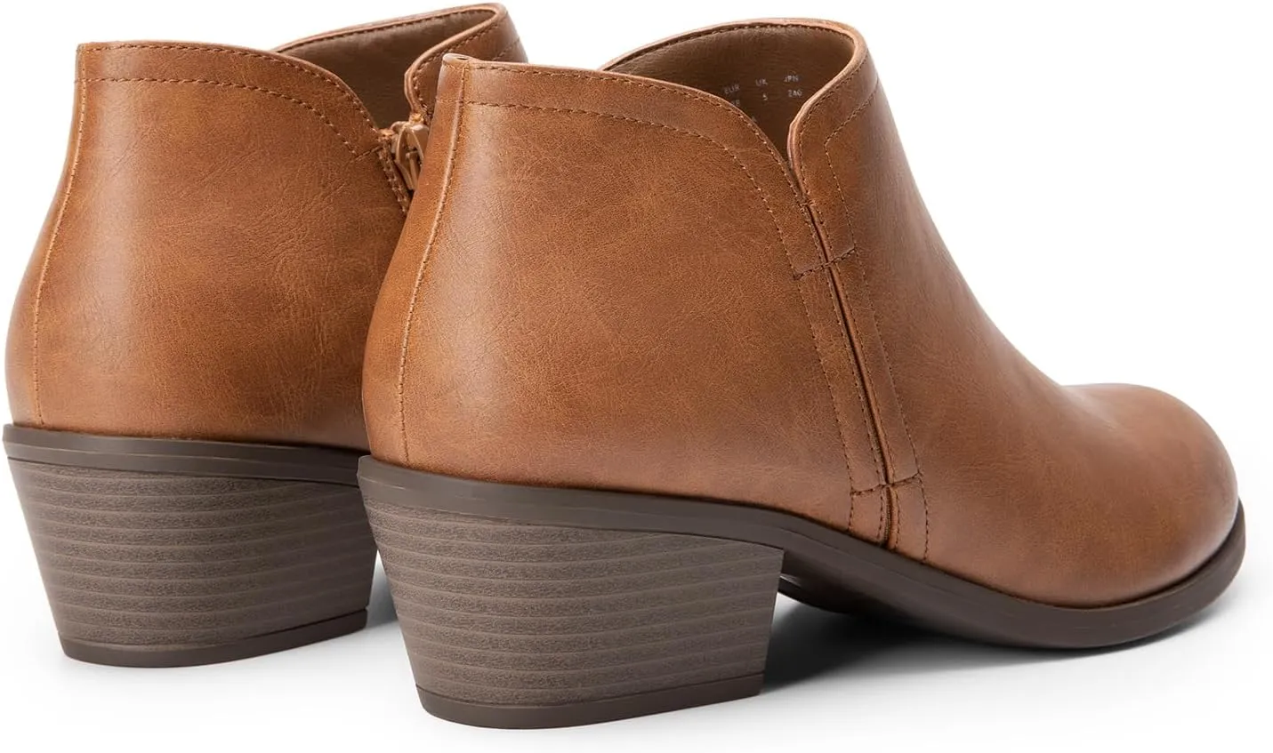 DREAM PAIRS Women's Ankle Boots Low Chunky Heel Comfortable Short Fall Booties Shoes