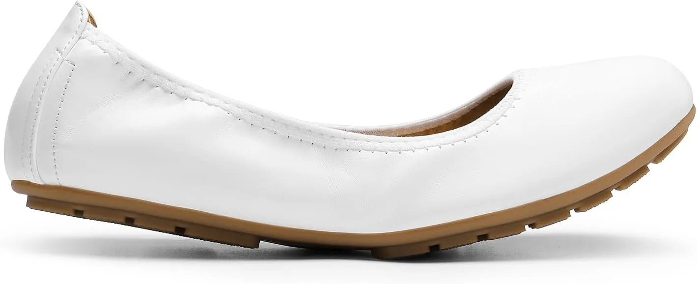 DREAM PAIRS Women’s Ballet Flats Foldable Round Toe Dressy Comfortable Slip On Dress Shoes