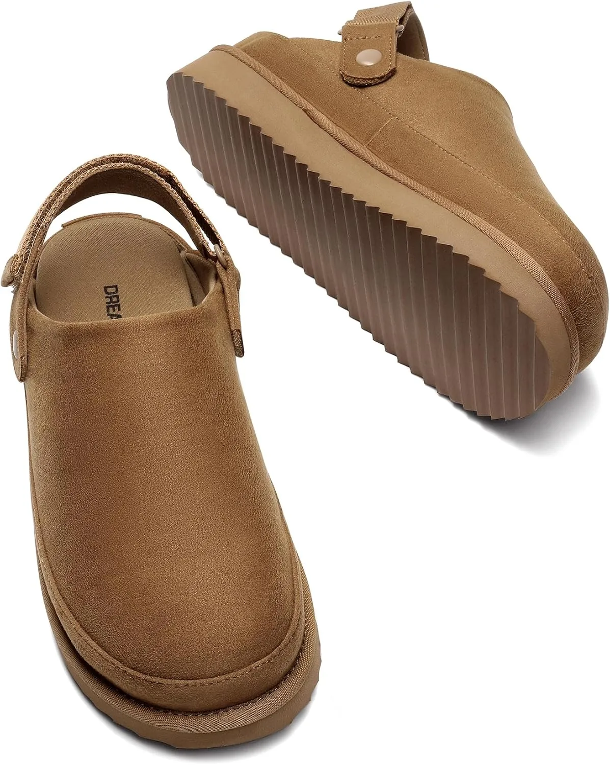 DREAM PAIRS Women's Clog Slippers Women's Platform Clogs for Women Mules Slip on Shoes Adjustable