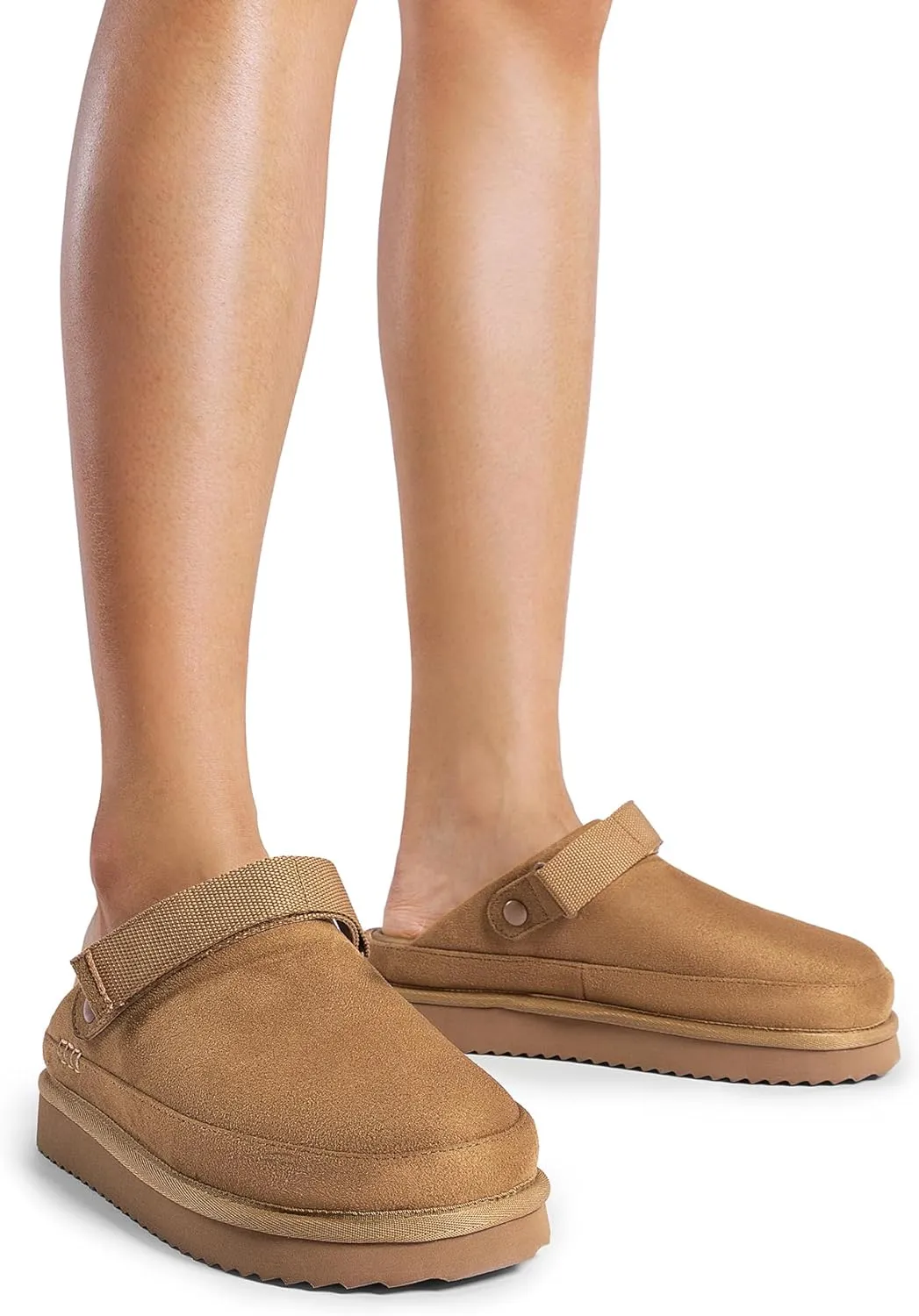 DREAM PAIRS Women's Clog Slippers Women's Platform Clogs for Women Mules Slip on Shoes Adjustable
