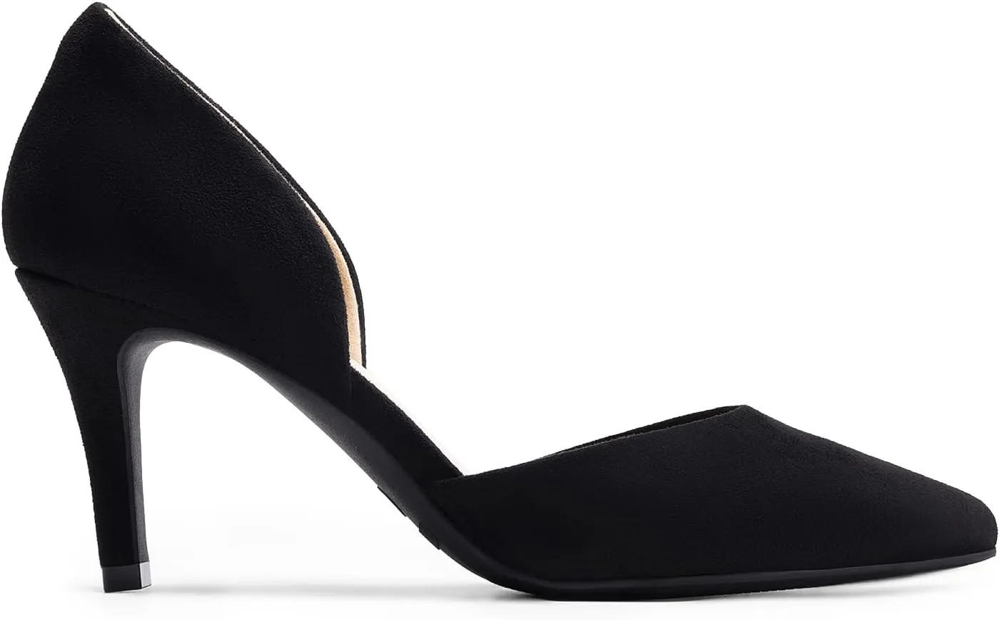 DREAM PAIRS Women's High Heel Closed Toe Dress Shoes Pumps Elegant Stiletto D'Orsay Slip On