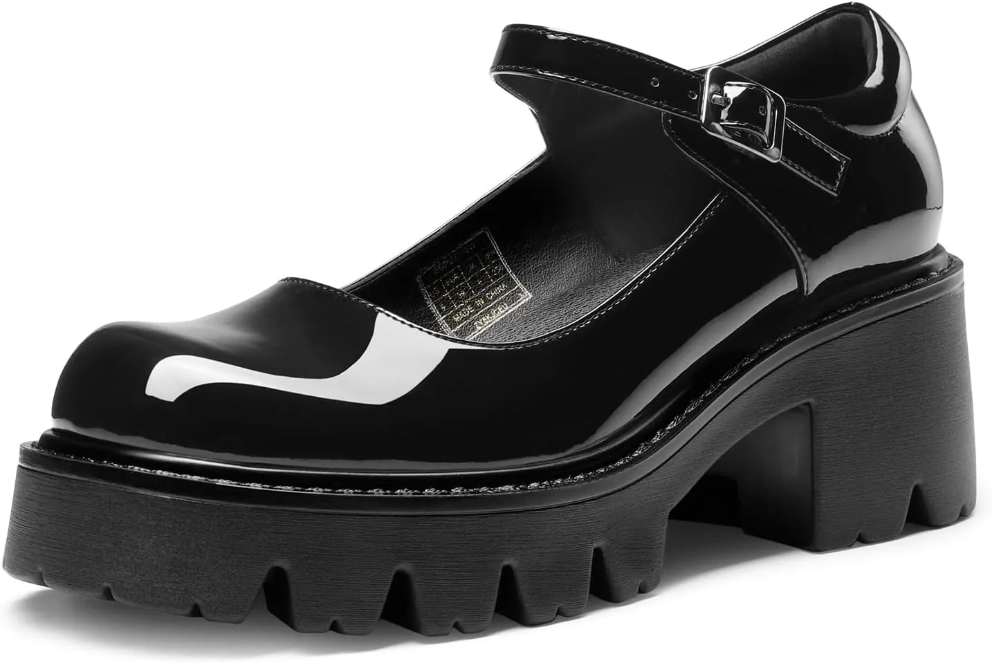DREAM PAIRS Women's Mary Janes Shoes Platform Dress Low Heel Chunky Pumps Round Toe Ankle Strap Pumps Shoes Oxfords