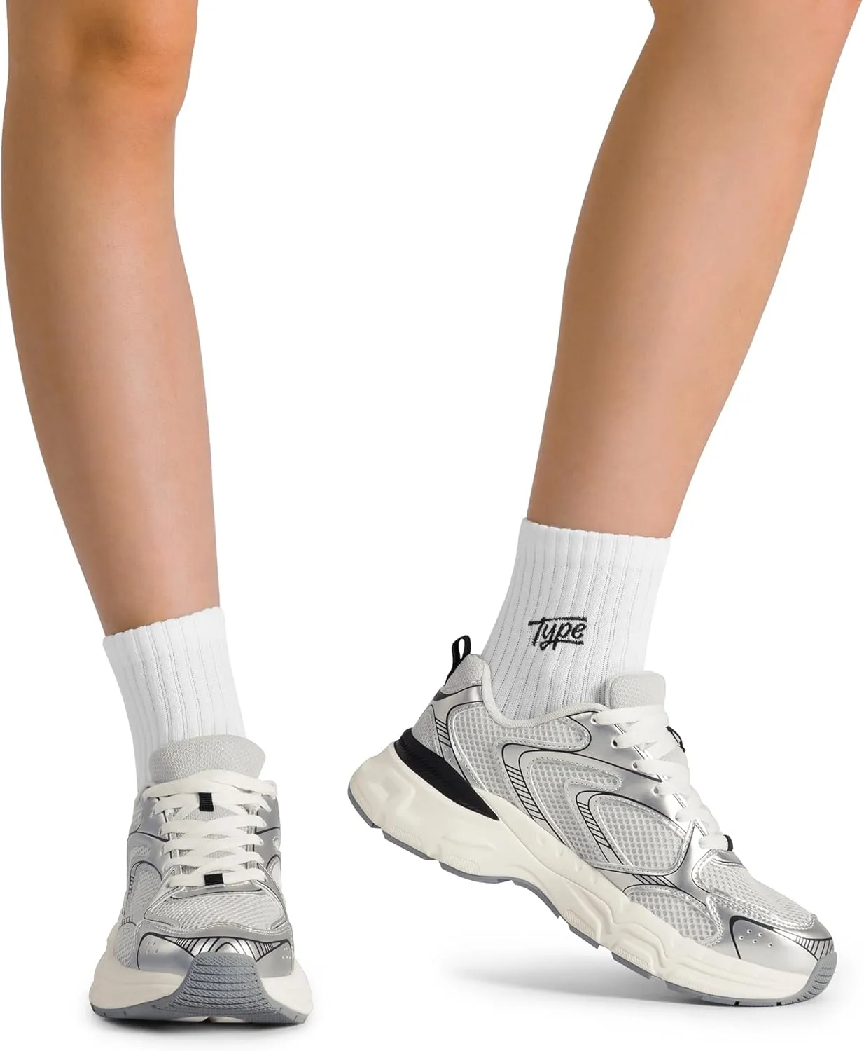 DREAM PAIRS Women's Platform Chunky Fashion Sneakers Walking Lace-Up Celi Comfortable Y2K-Style Sneakers Workout Sport Work Casual Tennis Shoes