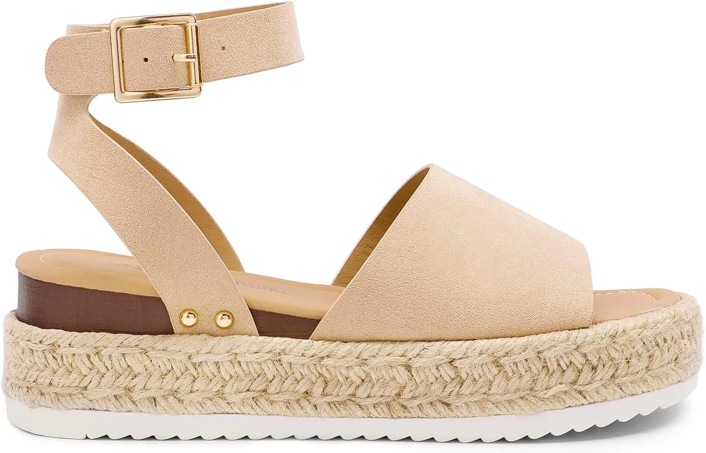 DREAM PAIRS Women's Platform Espadrilles Casual Ankle Strap Wedge Sandals Comfortable Dressy Summer Shoes