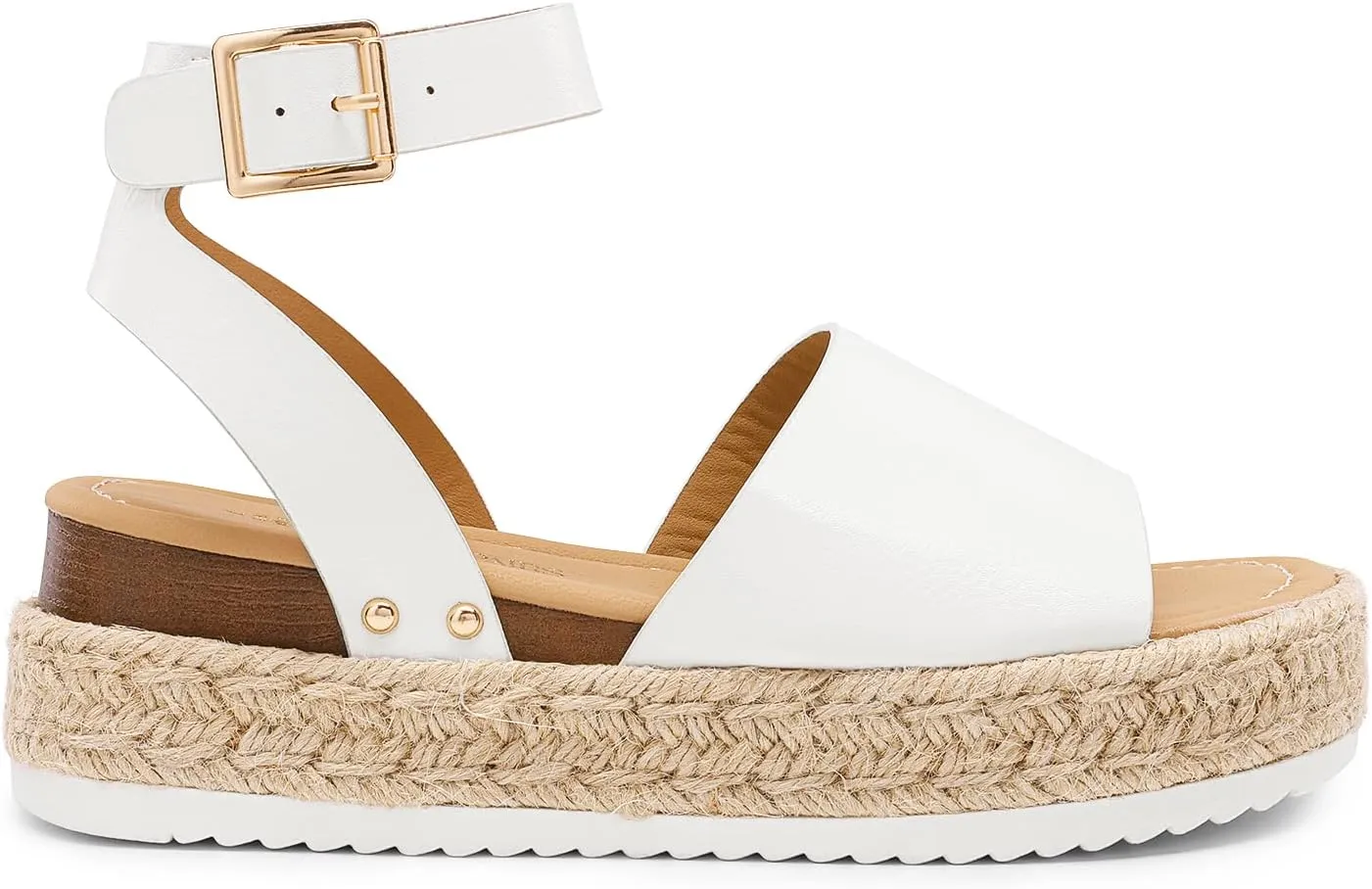 DREAM PAIRS Women's Platform Espadrilles Casual Ankle Strap Wedge Sandals Comfortable Dressy Summer Shoes