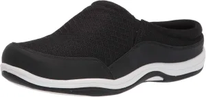 Easy Street Women's Athleisure Shoe Mule, Black, 7.5