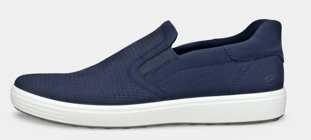 ECCO Men's Soft 7 Nubuck Slip-On