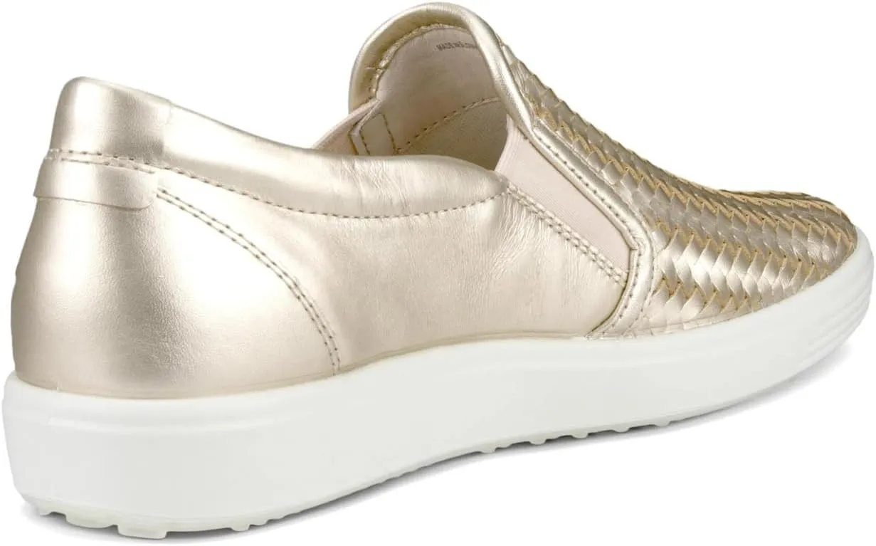 ECCO Women's Soft 7 Woven Slip on 2.0 Sneaker