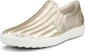 ECCO Women's Soft 7 Woven Slip on 2.0 Sneaker