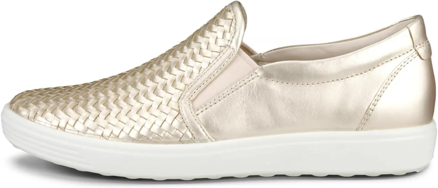ECCO Women's Soft 7 Woven Slip on 2.0 Sneaker