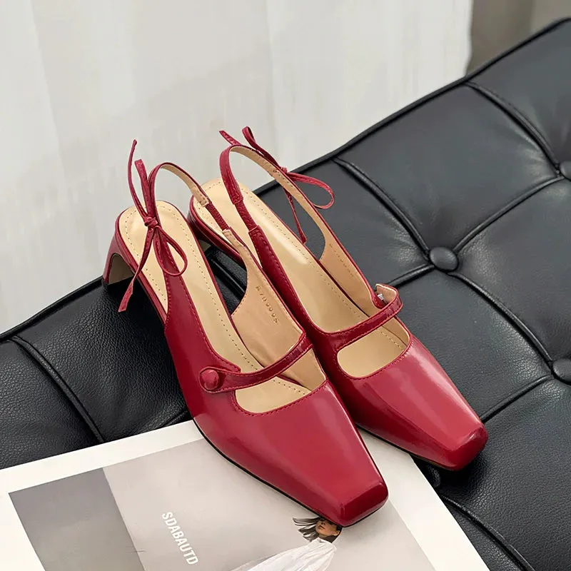 Elegant Bow Heels