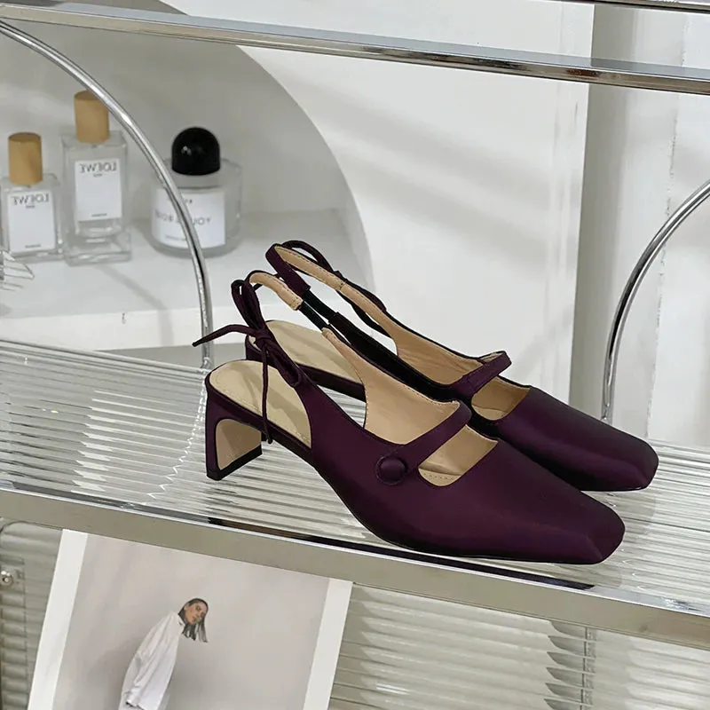 Elegant Bow Heels