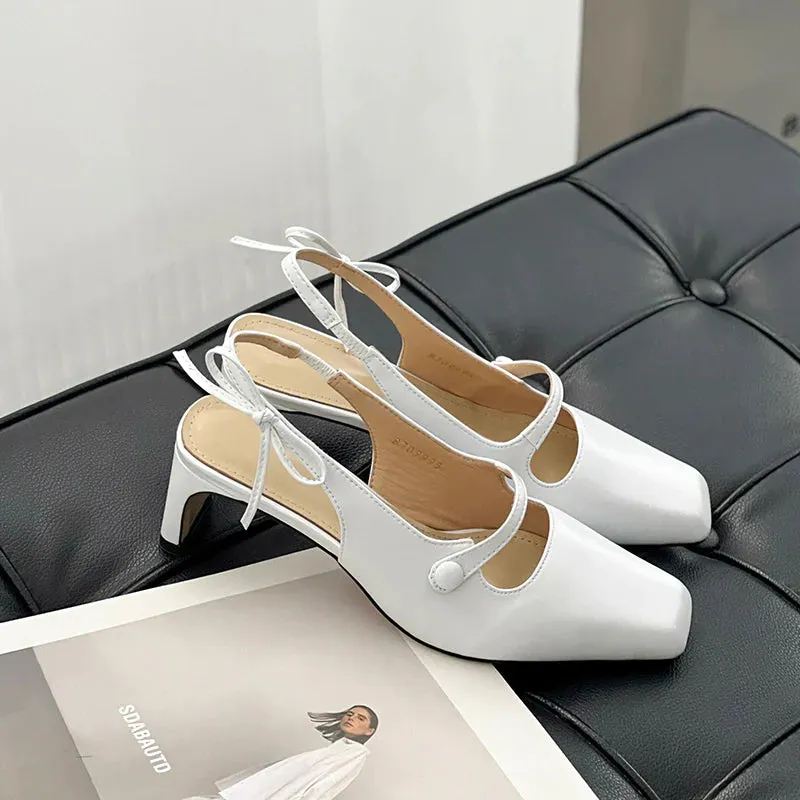 Elegant Bow Heels