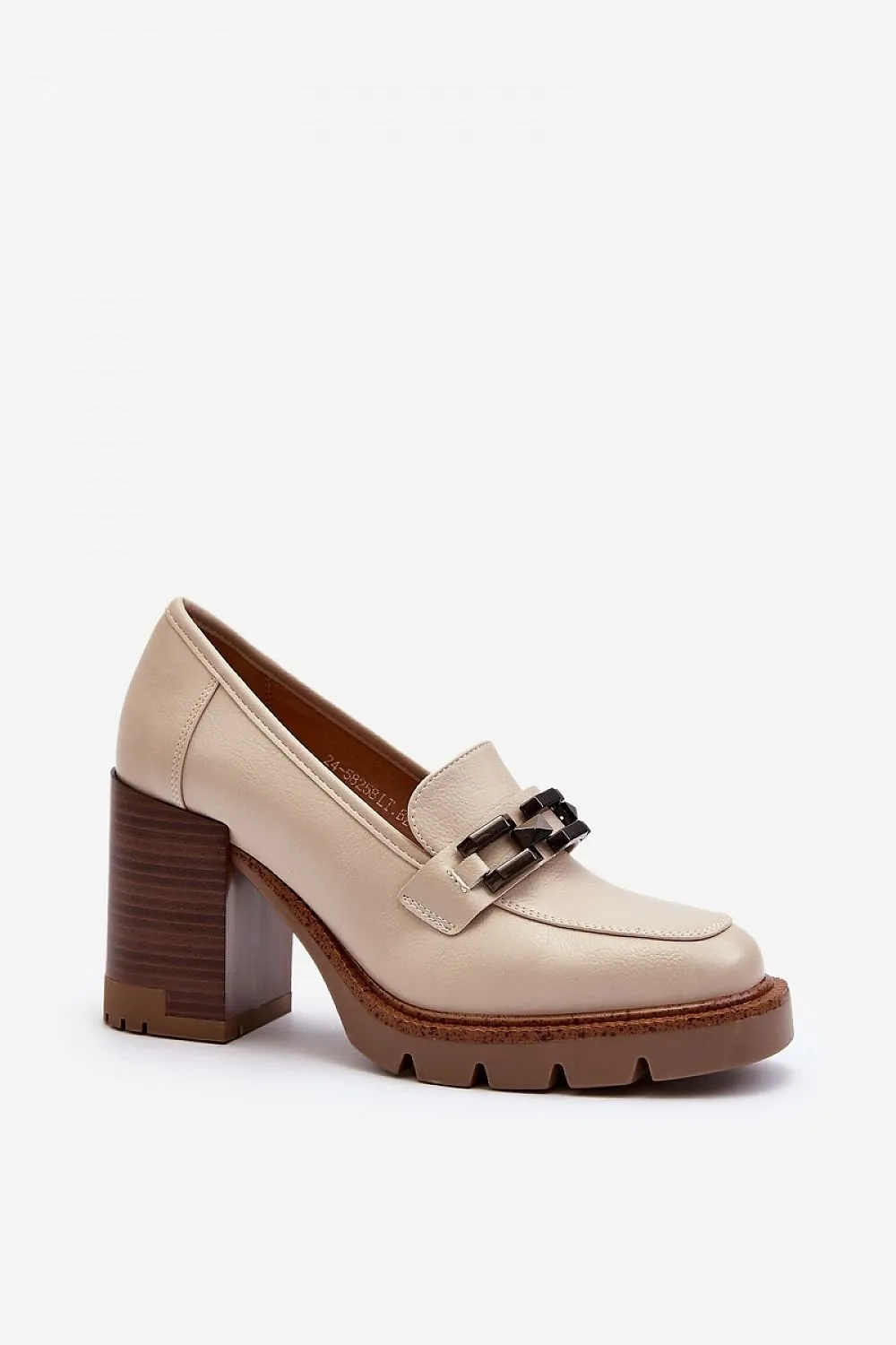 Elegant Sleek Timeless Block Heel Pumps