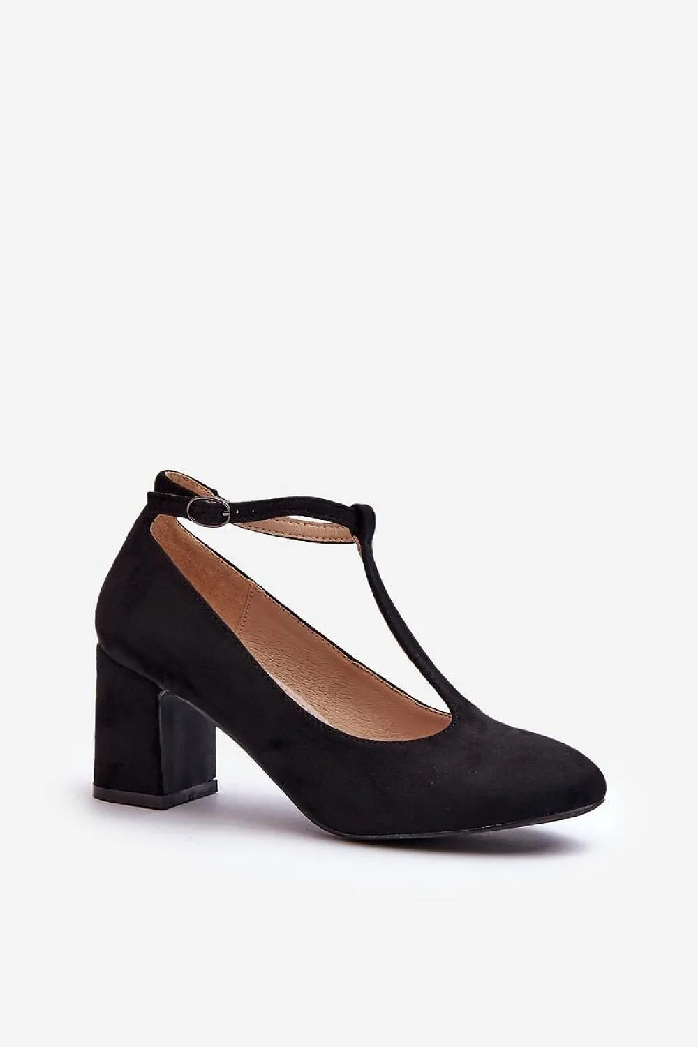 Elegant Sleek Timeless Block Heel Pumps