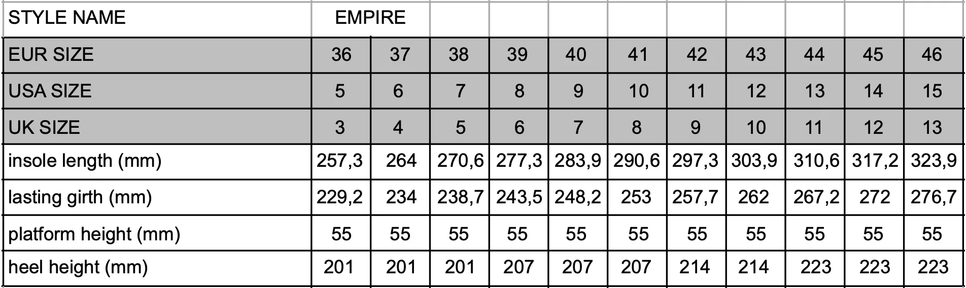 EMPIRE RED SHINY