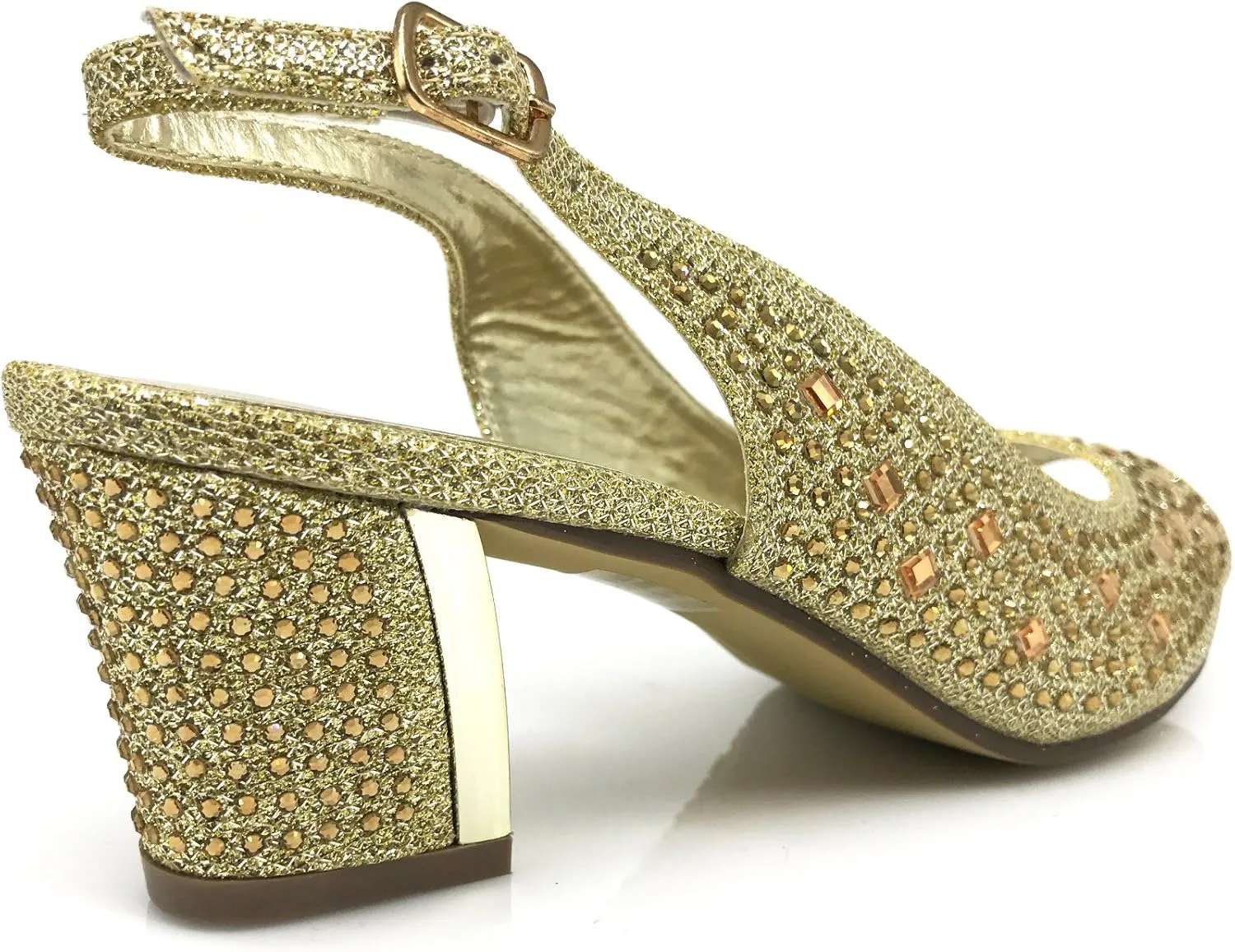 Enzo Romeo Lime01 Womens Open Toe Low Heel Wedding Rhinestone Wedge Sandal Shoes
