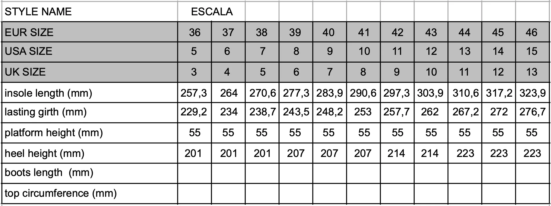 ESCALA LEO SHINY