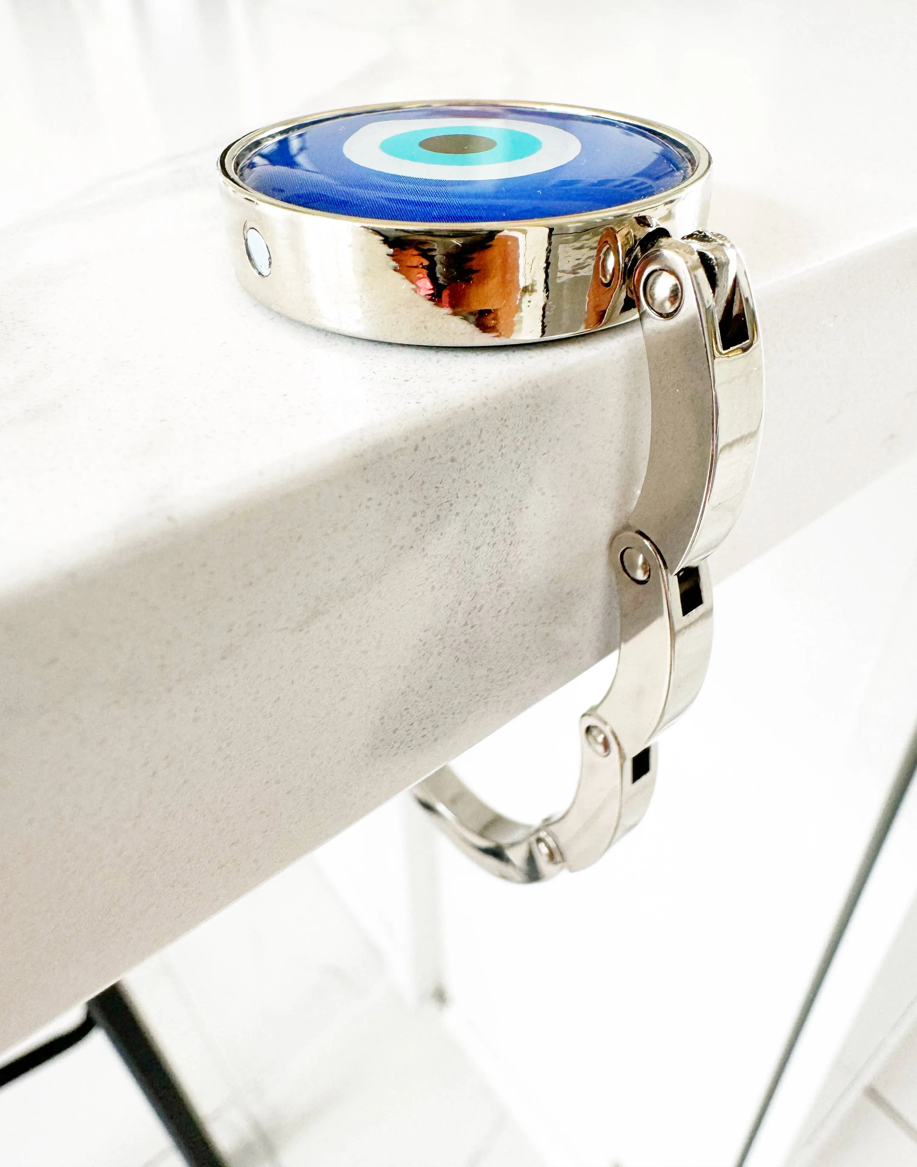 Evil Eye Handbag Purse Hook Hanger 