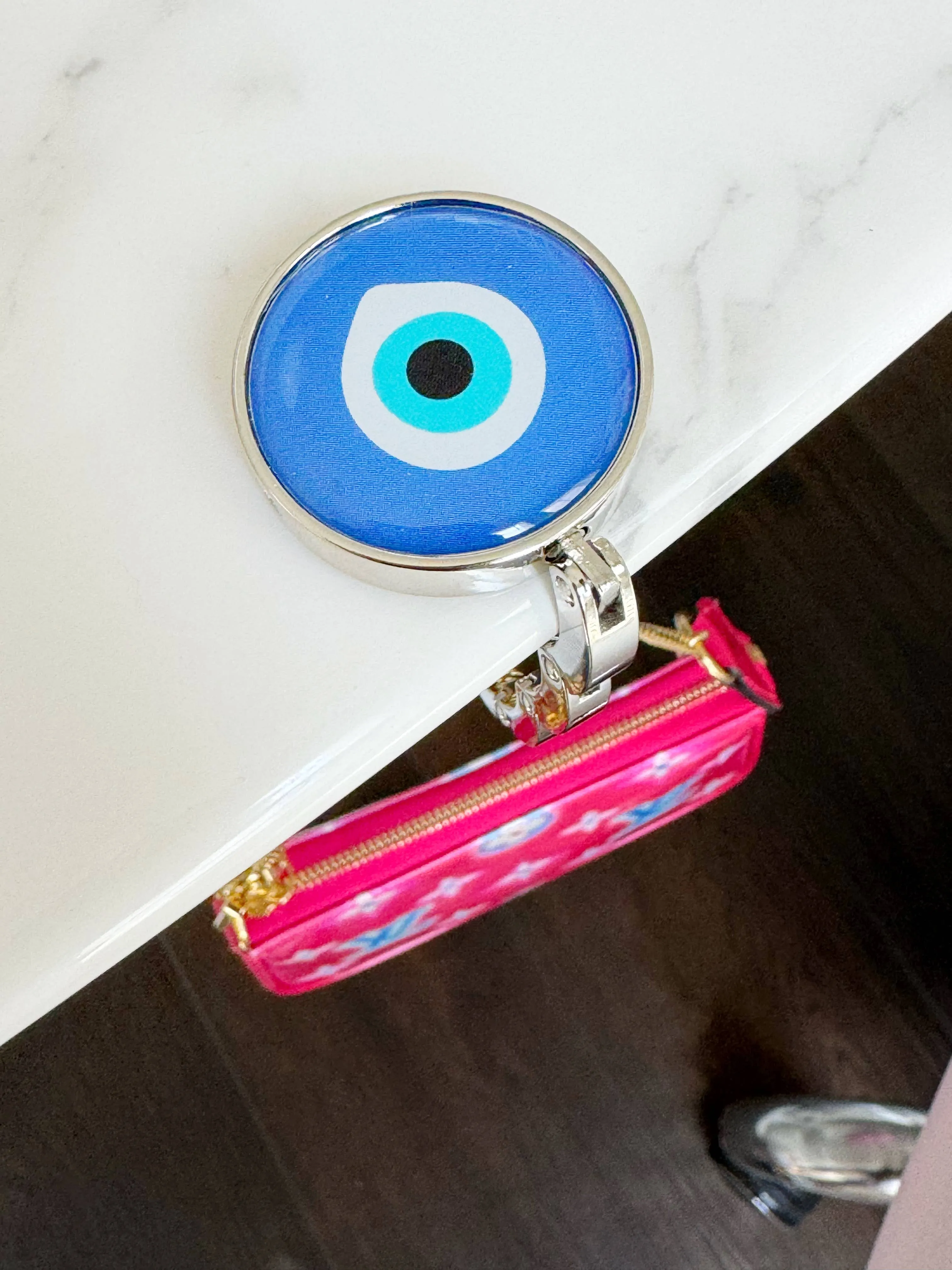 Evil Eye Handbag Purse Hook Hanger 