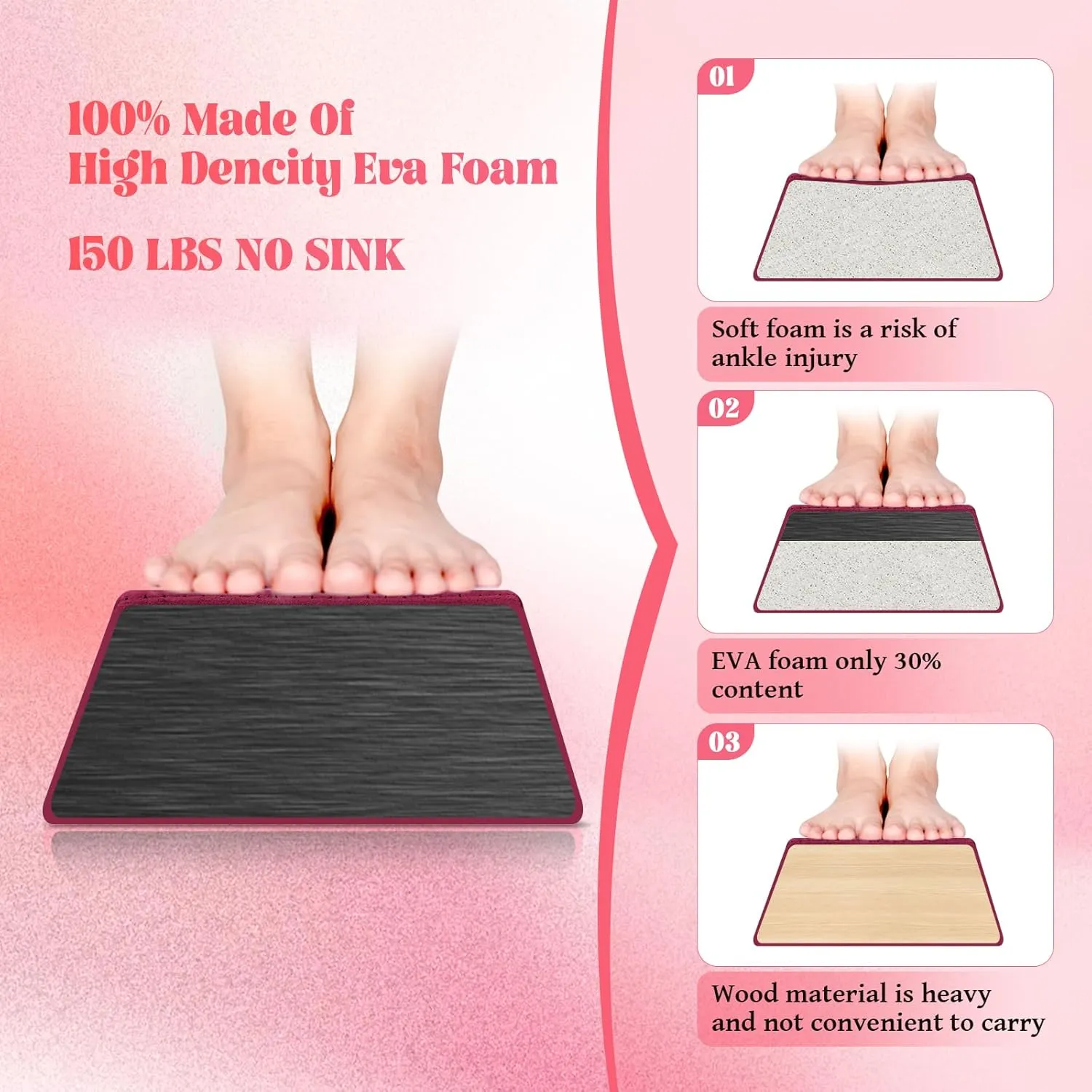 FAHKNS 8FT Balance Beam for Kids 3-12,Foldable Floor Gymnastics Beam,Suede Cover,Non Slip Base with Carry Bag