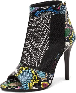 Fashion Peep Toe Mesh Air Summer Booties Women Gladiator Sandal