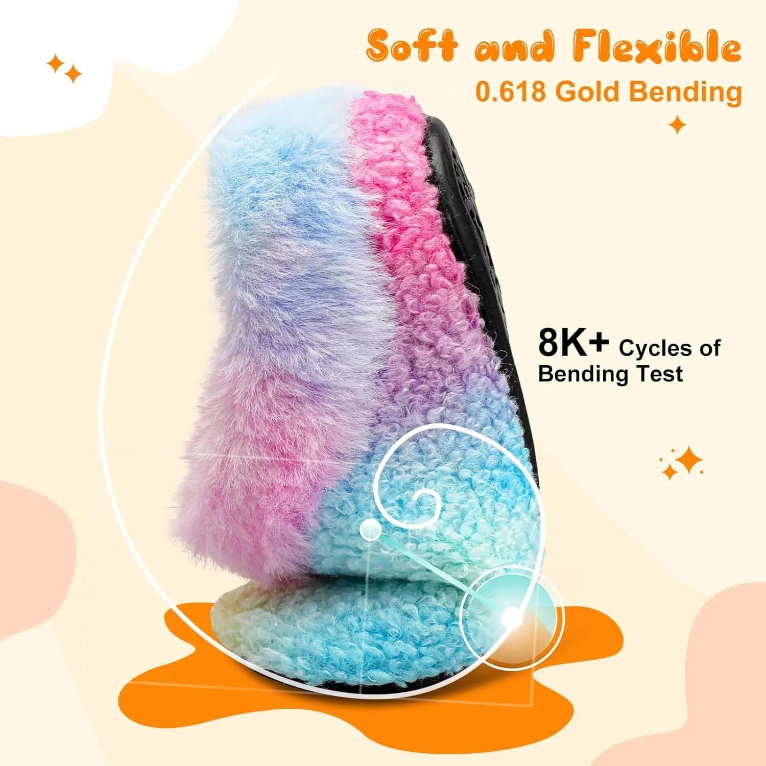FEETCITY Toddler Slippers - Slip On Shoes for Girls & Boys, Lightweight & Warm Indoor Walking Shoes