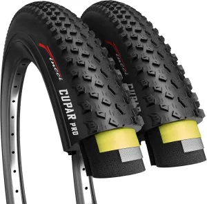 Fincci Cupar pro 26 x 2.10 Tire 54-559 ETRTO Foldable 60 TPI XC Cross Country Tires with Nylon Protection for Mountain MTB Hybrid Bike Bicycle