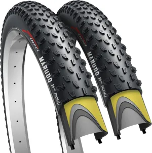 Fincci MTB 29 x 2.10 Mountain Bike Tires - Foldable Kevlar MTB Tires 29, 52-622 with 1mm Puncture Resistant - Marudo 29 inch Bike tire for Folding, Hybrid, Road Bikes - 29er Wheelset & Accessories