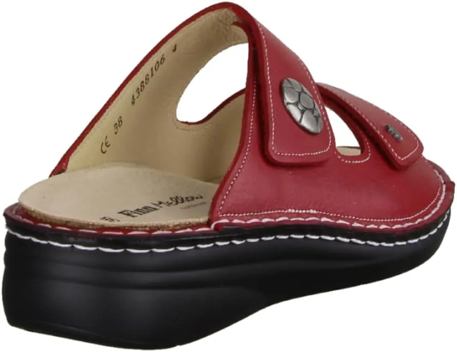 Finn Comfort Moorea Pomodore (Red) - Mules - Fit Overview Brands FinnMellow, Red, Leather (Nube)