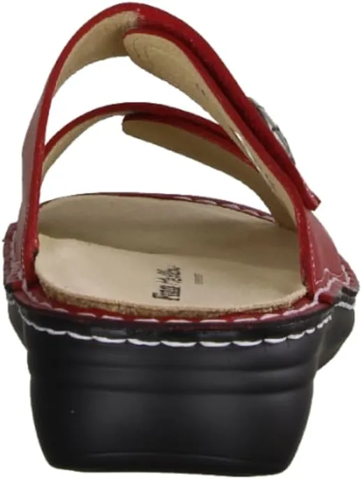 Finn Comfort Moorea Pomodore (Red) - Mules - Fit Overview Brands FinnMellow, Red, Leather (Nube)