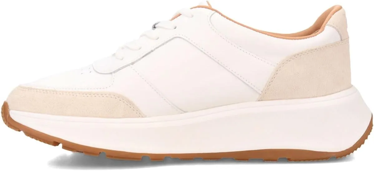 FitFlop Women's F-Mode Leather/Suede Flatform Sneakers
