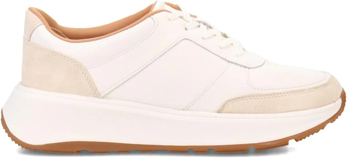 FitFlop Women's F-Mode Leather/Suede Flatform Sneakers