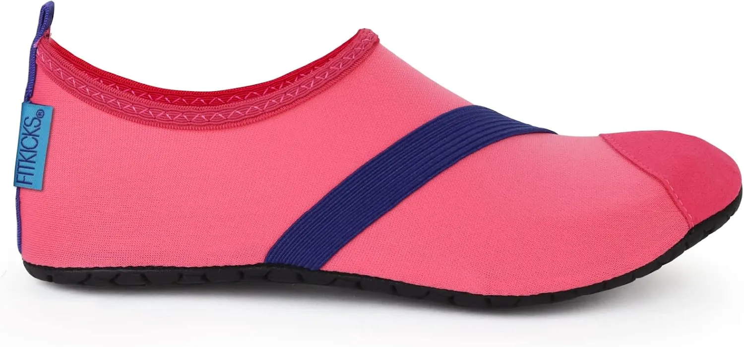FITKICKS Original Women's Foldable Active Lifestyle Minimalist Footwear Barefoot Yoga Sporty Water Shoes