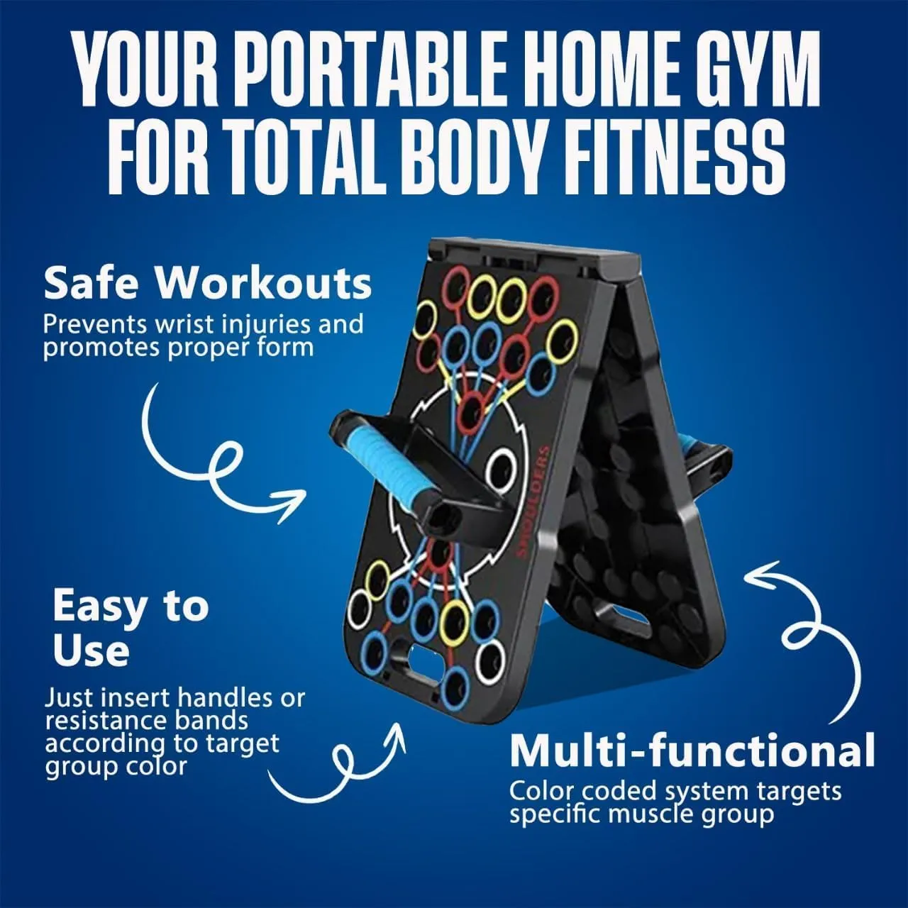 Foldable 54 in 1 Push up Board