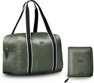 Foldable Duffle Bag for Travel | Lightweight, Water-Resistant, Multifunctional Carry On Bag | Sustainable and Durable Nylon