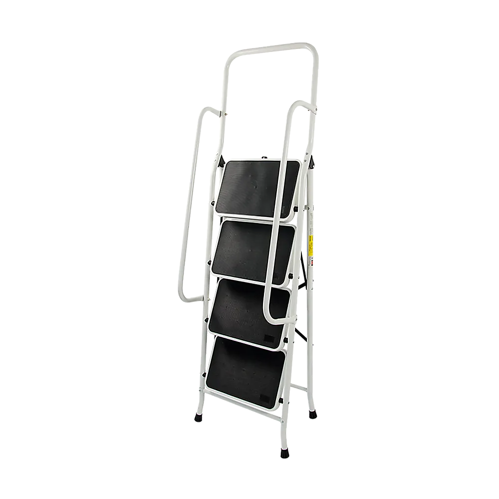 Foldable Non Slip 4 Step Steel Ladder