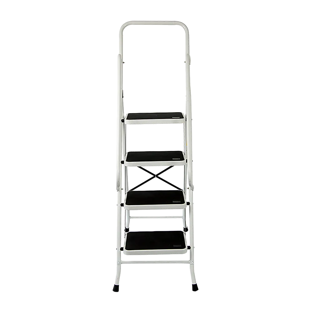 Foldable Non Slip 4 Step Steel Ladder
