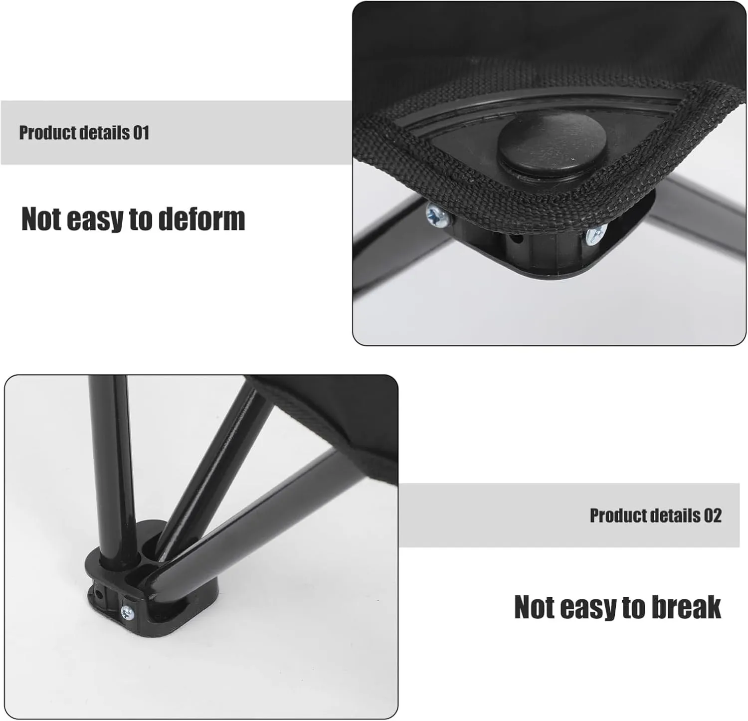 Folding Fishing Chair Lightweight Portable Camping Chair for Outdoor Use Compact Design for Fishing Hiking and Relaxing Nature